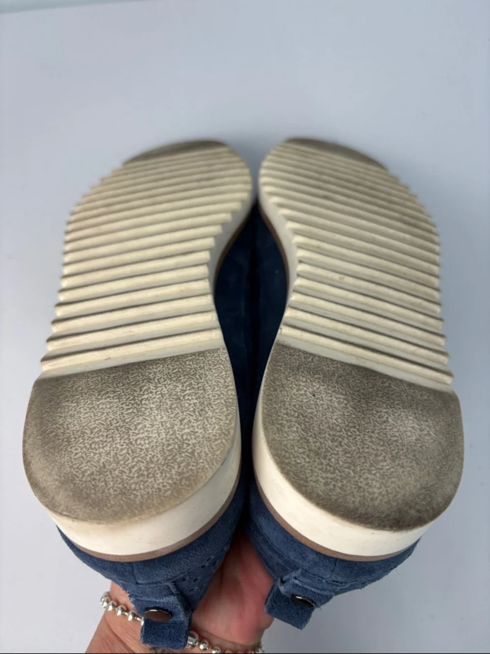 Franco Sarto suede perforated